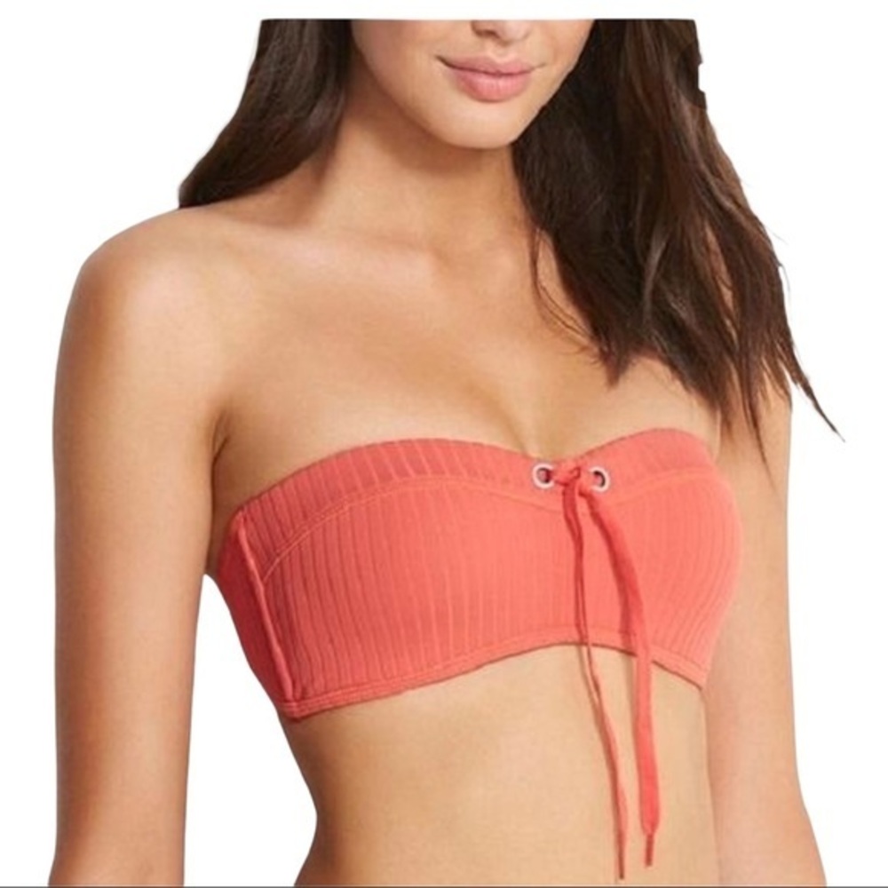 SEAFOLLY INKA BANDEAU BUSTIER BIKINI TOP 12 (US 8)